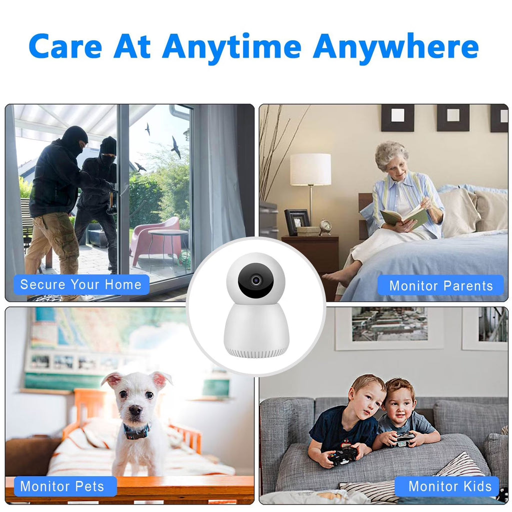 Security Cameras Wireless Wifi,Surveilance Camera,4Ghz Wifi Night Vision 360 Smart Pet/Baby Monitors,Indoor Security Camera for Home