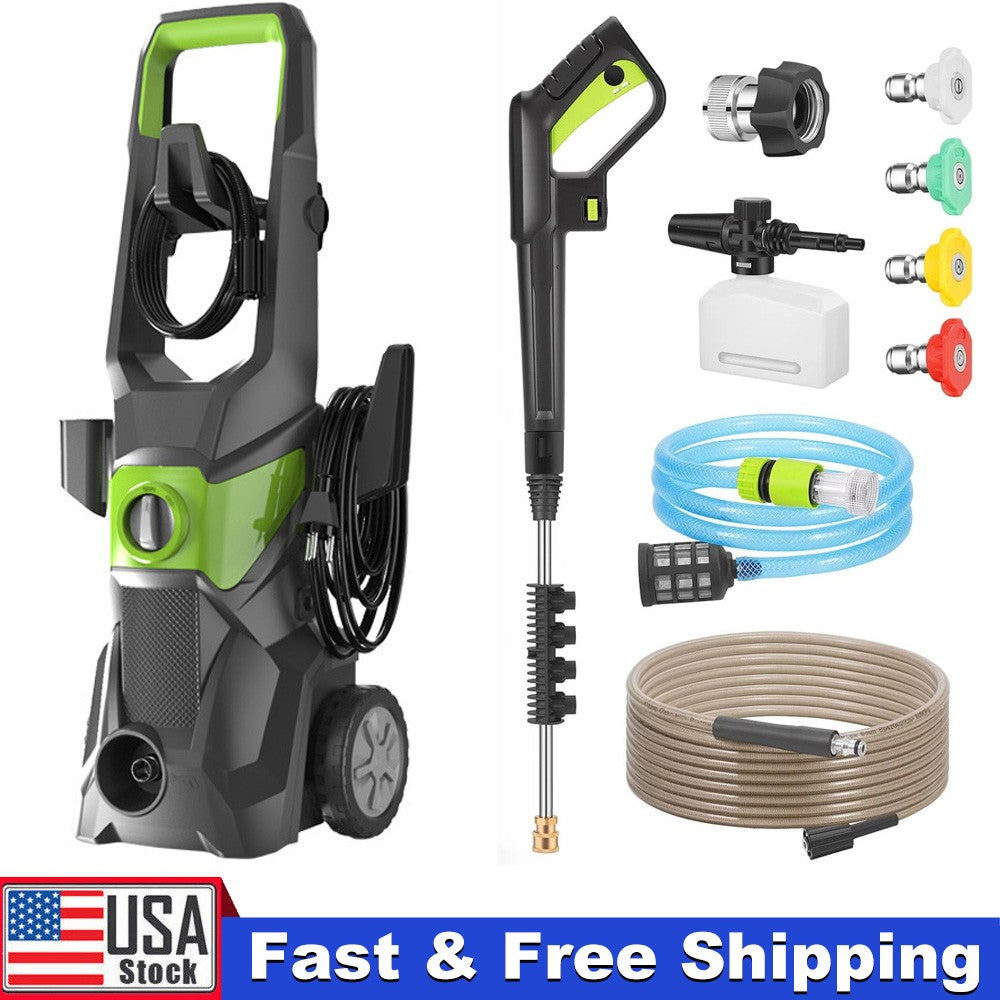 Electric Pressure Washer 5000 PSI High Pressure Washer Portable Powered Washer