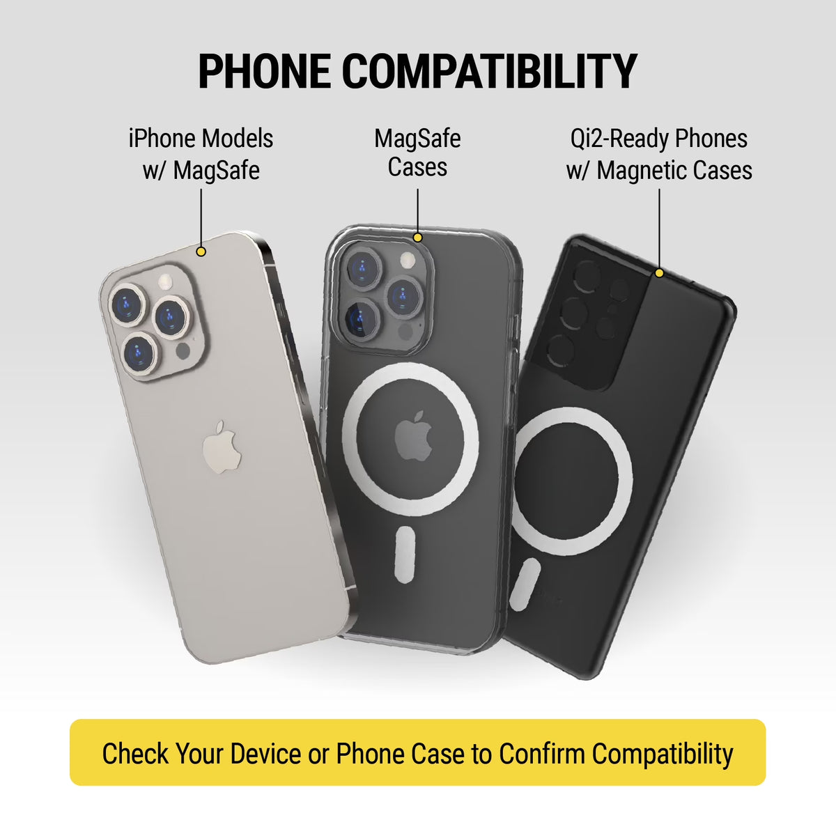 BL2KIT3 Baselynx™ 2.0 Charging System W/ Qi2 Wireless Stand, Pad & USB-C Vertical Station