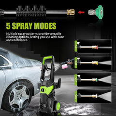 Electric Pressure Washer 5000 PSI High Pressure Washer Portable Powered Washer