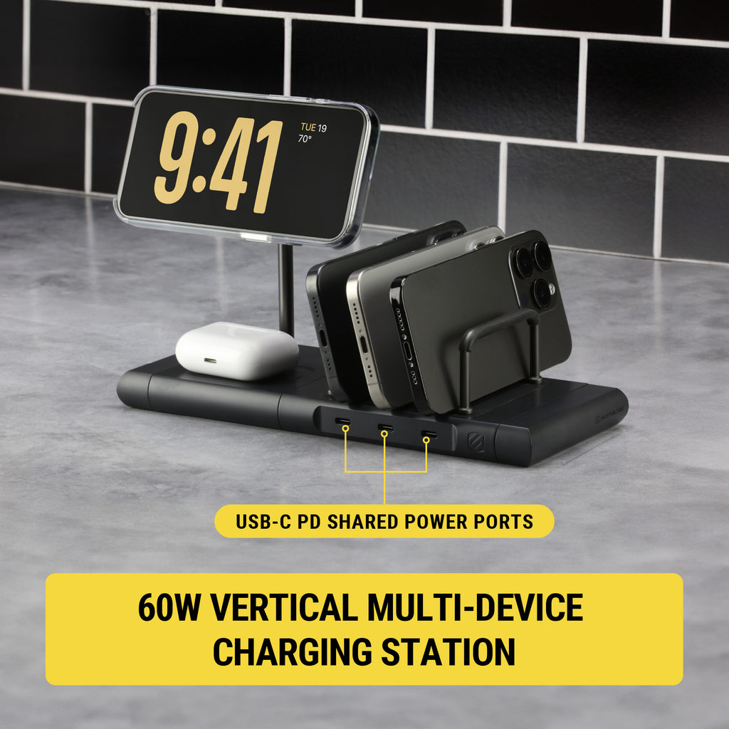 BL2KIT3 Baselynx™ 2.0 Charging System W/ Qi2 Wireless Stand, Pad & USB-C Vertical Station