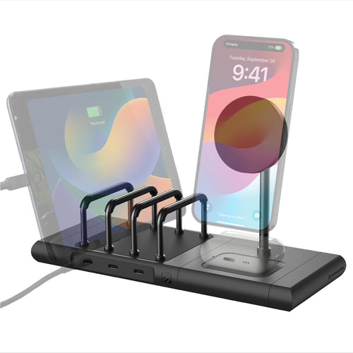 BL2KIT3 Baselynx™ 2.0 Charging System W/ Qi2 Wireless Stand, Pad & USB-C Vertical Station